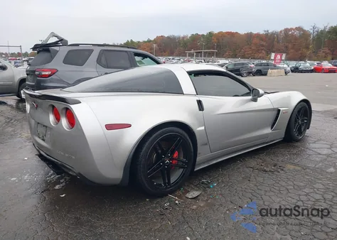 2007 Chevrolet Corvette Z06 Hardtop из США, поврежденный, VIN 1G1YY26E375103431
